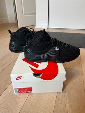 Stussy Nike Air Penny II SP (Black, sz 9US)
